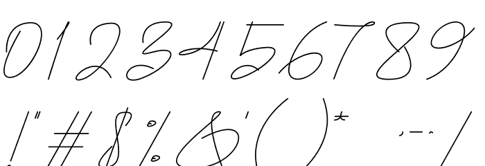 Homstane フォント その他の文字