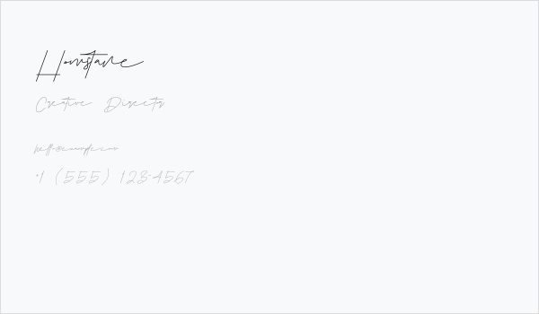 Homstane Business Card