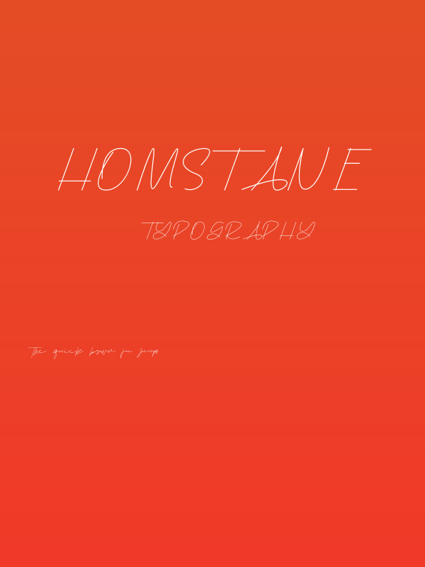 Homstane Poster