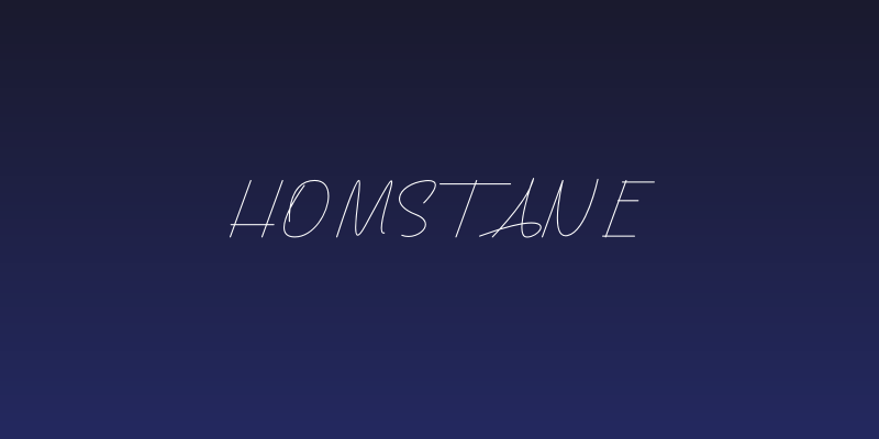 Homstane Social Header