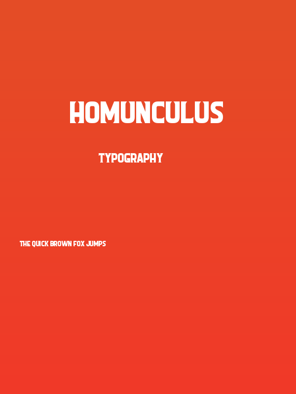 Homunculus Poster