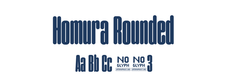 Homura Rounded Font Preview