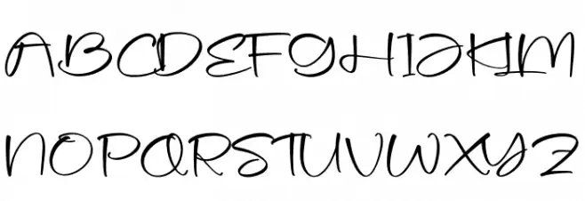 Homyllen Schriftart Groß