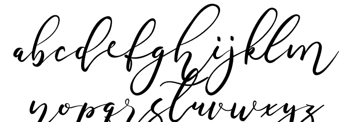 Honabite Font LOWERCASE