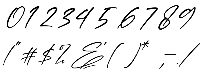 Hondelante Signature Fonte OUTROS PERSONAGENS