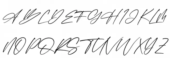 Hondelante Signature Fuentes MAYÚSCULAS