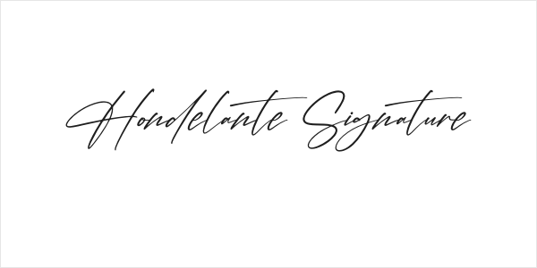Hondelante Signature Logo