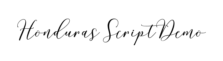 HondurasScriptDemo  font caratteri gratis