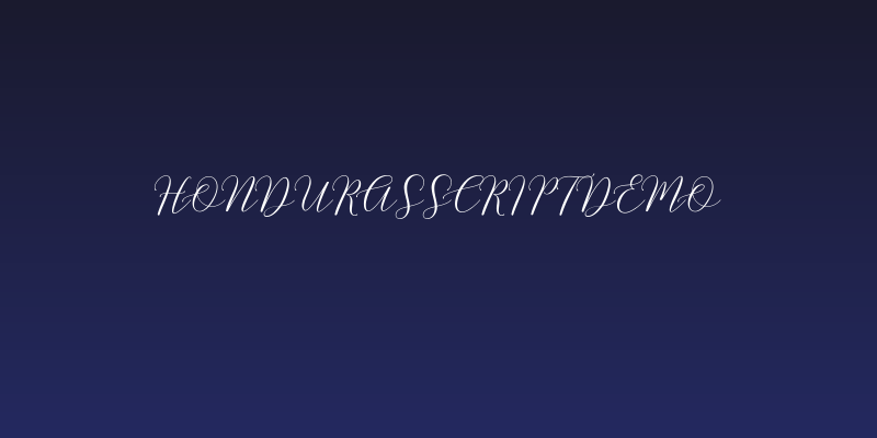 HondurasScriptDemo Social Header