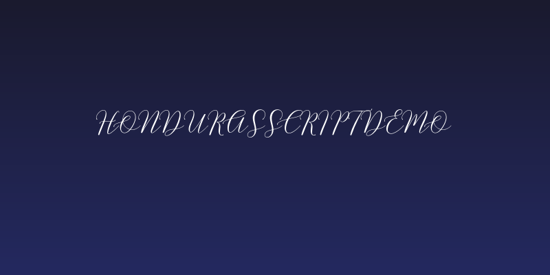 HondurasScriptDemo Social Header
