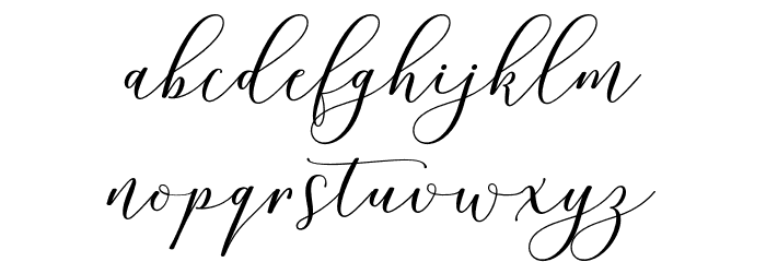 HondurasScriptDemo Font LOWERCASE