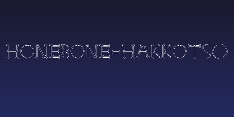 HoneBone-Hakkotsu Social Header