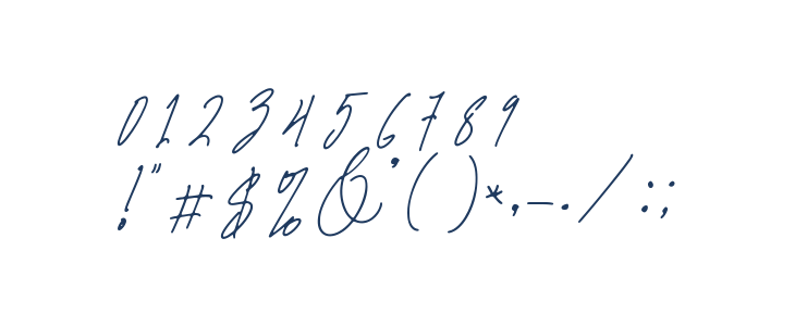 Honera Script Other Characters