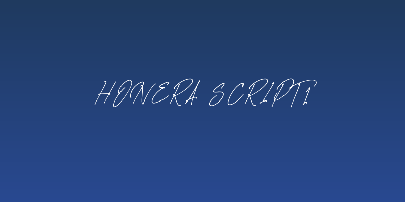 Honera Script1 Social Header