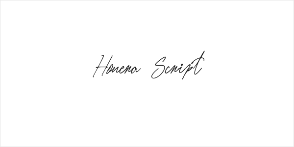 Honera Script Logo