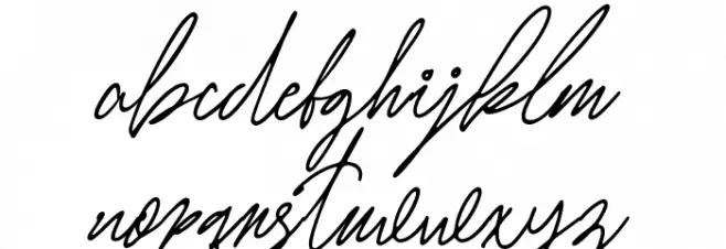 Honera Script خط أحرف صغيرة