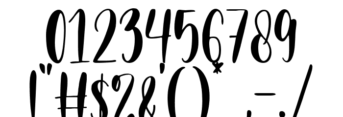 Honest Darling Font OTHER CHARS