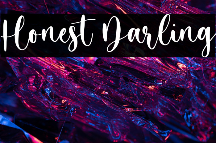 Honest Darling Example 1