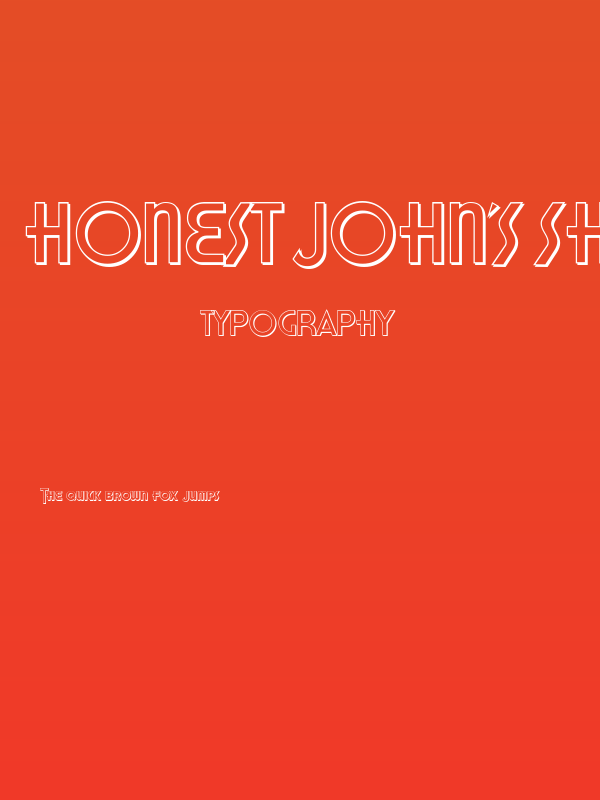 Honest John's Shadow Poster
