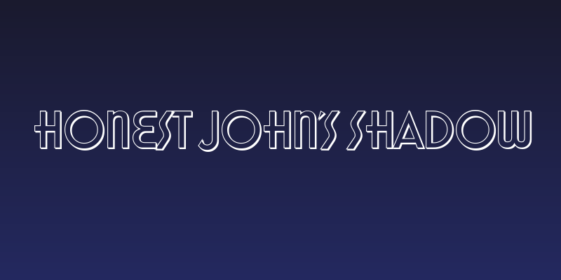 Honest John's Shadow Social Header