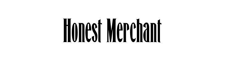 Honest Merchant  les polices de caractères gratuit tlcharger