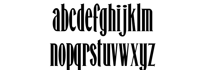 Honest Merchant Font LOWERCASE