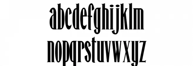 Honest Merchant Font LOWERCASE