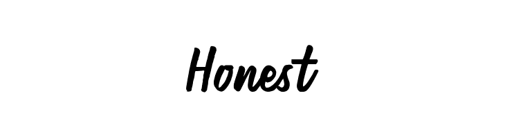 Honest  フリーフォントのダウンロード