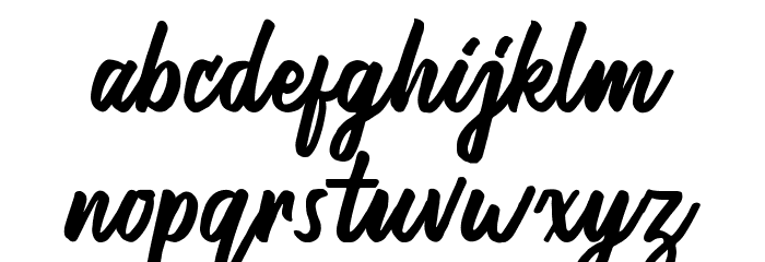Honest Font LOWERCASE