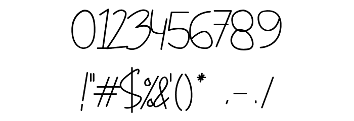 Honesty Font OTHER CHARS