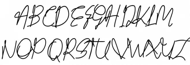 Honesty フォント 大文字