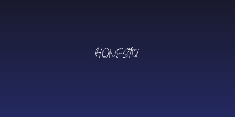Honesty Social Header