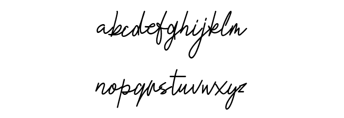 Honesty Font LOWERCASE