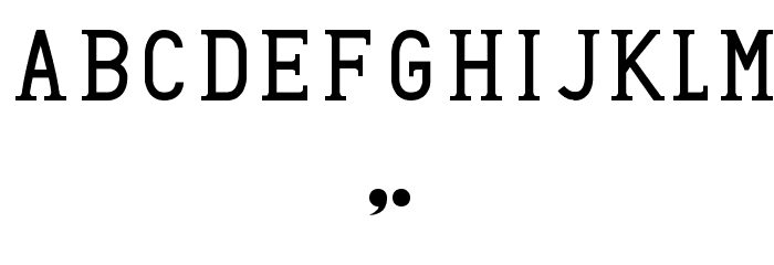 Honey Badger Font OTHER CHARS
