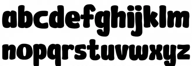 Honey Barry Font LOWERCASE