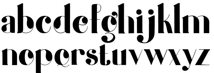 Honey Batterfly Font LOWERCASE