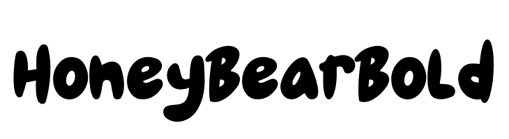 Honey Bear Bold  नि: शुल्क फ़ॉन्ट्स डाउनलोड