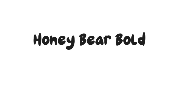 Honey Bear Bold Logo