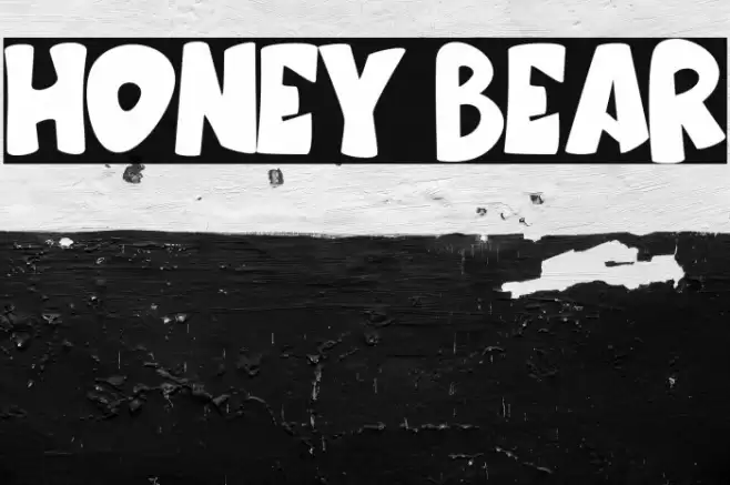 Honey Bear خط examples