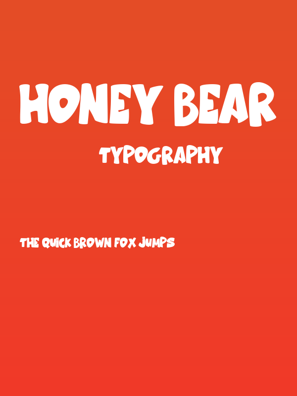 Honey Bear Poster