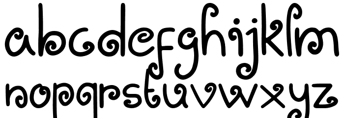 Honey Bee Font LOWERCASE