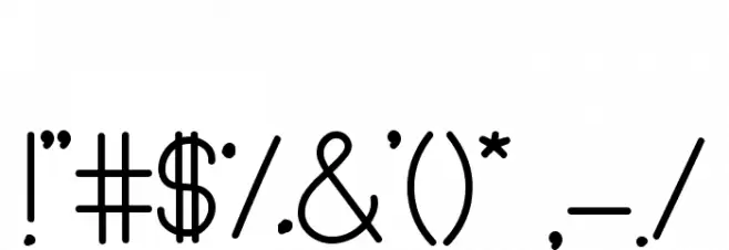 Honey Beezy Font OTHER CHARS