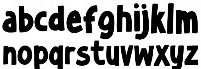 Honey Biscuit Font Litere mici