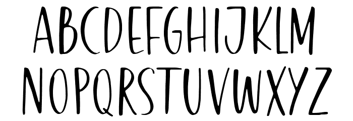 Honey Bread Font LOWERCASE