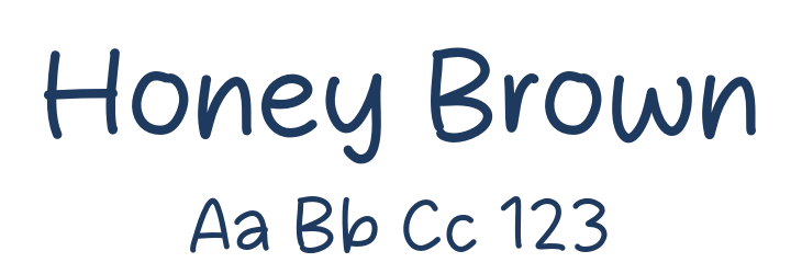 Honey Brown Font Preview