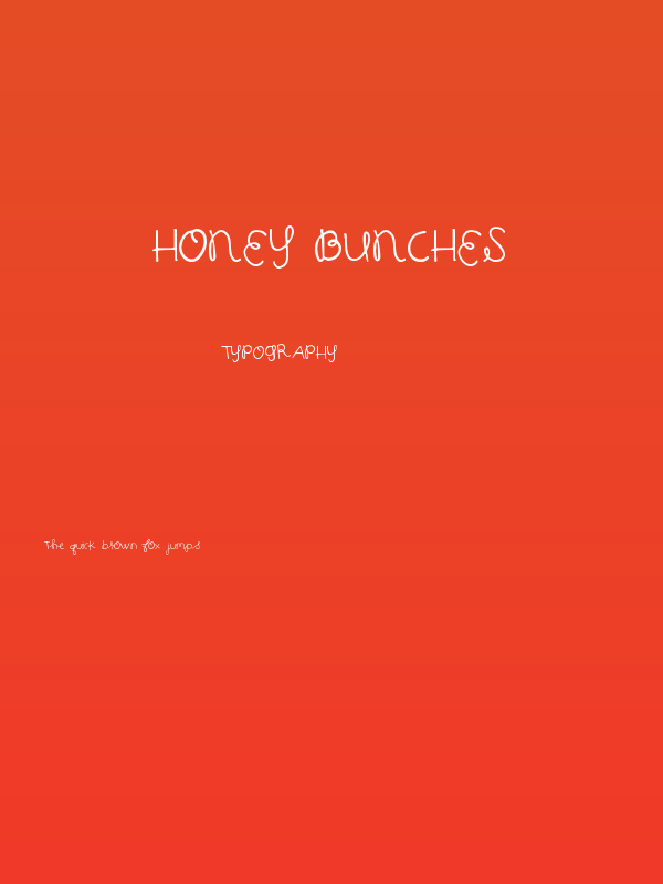 Honey Bunches Poster