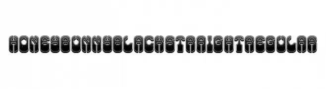 Honey Bunny Black Straight Regular  Frei Schriftart Herunterladen