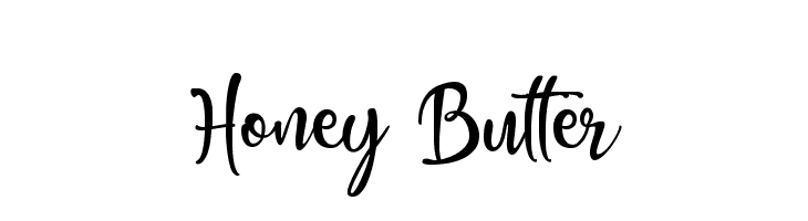Honey Butter  フリーフォントのダウンロード