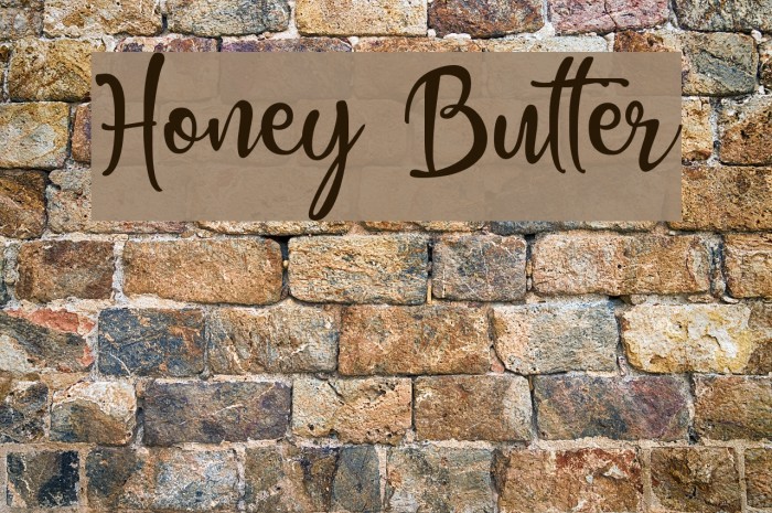 Honey Butter لخطوط تنزيل examples