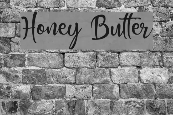 Honey Butter Font examples